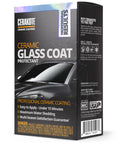 Box of Ceramic Glass Coat Protectant for Windshields and Glass Surfaces hydrophobic rain repellent.