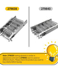 Upgraded 2026 Stainless Steel Dryer Heating Element Replacement For 70 And 80 Series Dryers With Insulation Layer Corrosion Resistant