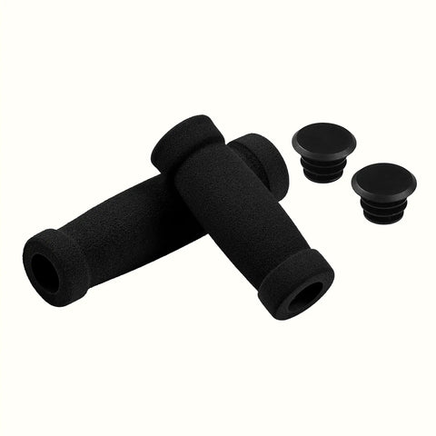 Soft Foam Bike Handle Grips For Beach Cruisers And Mountain Bikes Grippy And Comfortable Non Slip Bar Grips With Vibration Dampening 120mm