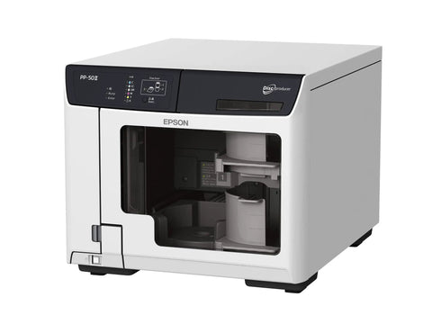 Top Choice Disc Publisher And Printer For Cd Dvd Blu Ray Holds Fifty Disks For No Sweat Duplication Direct To Disc Tech in white design.