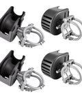 Nylon Cantilever Sliding Gate Rollers With Covers Heavy Duty Gate Roller Hardware Pack Of 4 for Four Inch Round Posts
