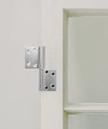 Flag Shaped Lift Off Door Hinges Set Easy Install Stainless Steel Hardware Heavy Duty 6 Pairs For Home Doors Rust Resistant Silver Finish