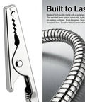 Close-up of Six Pack Alligator Clip Holders Helping Hands with metal clip and flexible bendable arm for soldering and crafts.