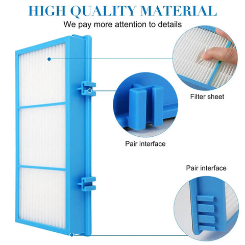 Post Filter Replacement HAPF30AT Pack For AER1 Series True HEPA Filters showing design details and material quality