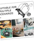Helping Hands Soldering Tool With LED Magnifying Lamp And Adjustable Arms for circuit boards and jewelry projects