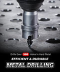 Heavy Duty Tungsten Carbide Hole Saw Kit With Pilot Bits And Hex Key, Seven Eighths To Two Inches, Pro Grade Cutter in use
