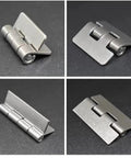 Stainless Steel Weldable Door Hinge Without Holes For Cabinets And Drawers, Heavy Duty Chest Of Drawers Hardware Accessory, 1 Piece