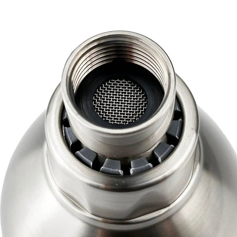 Three Pack 3/4 Inch Shower Head Gaskets And Washers To Filter Water Impurities Built To Create A No Leak Seal And Stop Leaks Fits 1/2 Inch Shower Heads Anti Clogging Stainless Mesh Filters Improve Water Flow close-up