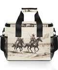 Desert Cowboys Insulated Lunch Bag With Shoulder Strap Reusable Cooler Tote For Picnics Hikes Camp Trips And Work Large 15L