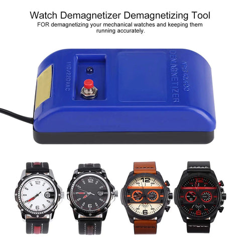 Demagnetizer Tool For Mechanical Watches, Easy Demagnetizing Device For Accurate Timekeeping, 110V And 220V Power Compatible.