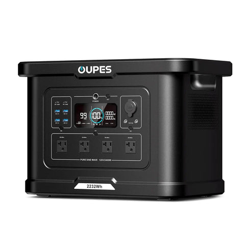 Exodus 2400 Solar Generator With 100W Panels LiFePO4 Power Station For Camping RVs Home Backup And Off Grid Adventures