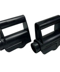Pivoting Wheelbarrow Handles Pro Grade Heavy Duty Ergonomic Nylon Grips Built In USA For Easy Dumping And Total Control, Reinforced Design With Mounting Hardware Included