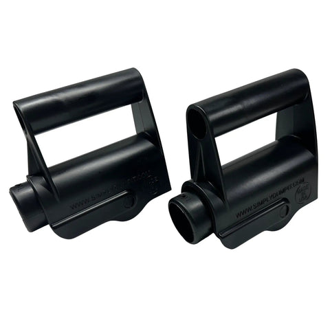 Pivoting Wheelbarrow Handles Pro Grade Heavy Duty Ergonomic Nylon Grips Built In USA For Easy Dumping And Total Control, Reinforced Design With Mounting Hardware Included
