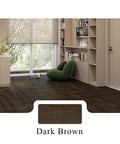 Self Adhesive Vinyl Floor Tiles Peel And Stick Planks In Wood Grain Soft Yellow 36 by 6 Inch in living room setting