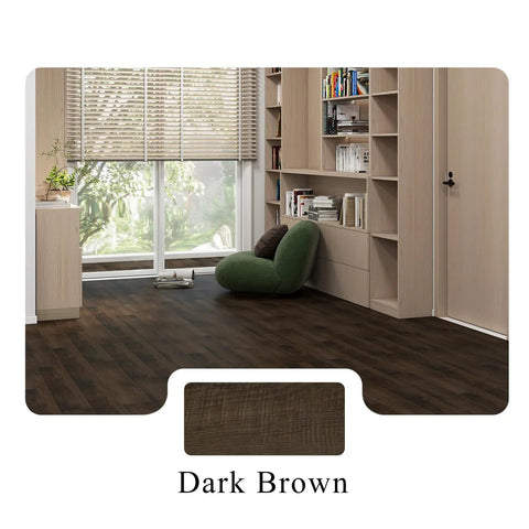 Self Adhesive Vinyl Floor Tiles Peel And Stick Planks In Wood Grain Soft Yellow 36 by 6 Inch in living room setting