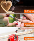 All In One Sanding Drum Kit For Dog Nail Grinder And Rotary Tool, 100 Pcs 80 Grit Sanding Bands With 1 8th Inch Mandrels in use
