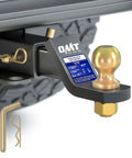 Heavy Duty Tow Hitch Ball Mount With 2 Inch Drop, 2 Inch Ball, 2 Inch Receiver, 8000 Lb Towing Capacity, Reversible Ball Hitch For Truck Boat RV Cargo, Includes Hitch Pin And Clip on vehicle
