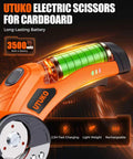 Cordless Cardboard Cutter With 800 RPM Brushless Motor Built Like A Beast Heavy Duty Cardboard And Carton Cutter for thick cardboard