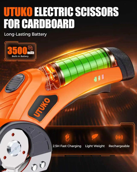 Cordless Cardboard Cutter With 800 RPM Brushless Motor Built Like A Beast Heavy Duty Cardboard And Carton Cutter for thick cardboard