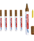 Five Pack Grout Pen Fixer To Renew Tile Lines And Restore Tile Walls And Floors In Bathrooms And Kitchens, fawn color brown markers