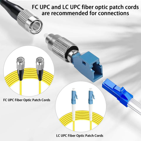 FC To LC Hybrid Fiber Optic Adapter Easy Swap Singlemode 9 125 Micron FC UPC Male To LC UPC Female Simplex Converter