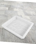 DIY Concrete Molding Kit With 2 Piece Paver Molds For Patio Garden Pathway Cement Molds Plastic Paving Edging Forms Create Custom Walkways And Edges Fast And Easy displayed on textured tile surface with visible grid pattern.