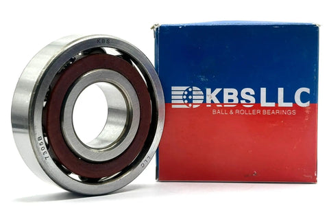 Single Row Angular Contact Ball Bearing 25X62X17 mm 7305B Heavy Duty Steel build with box, designed for smooth operation.
