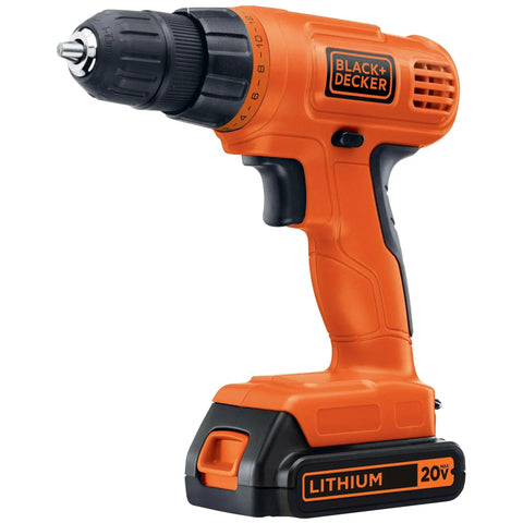 20V Cordless Power Drill Driver Kit With 30 Piece Bit Set Battery And Charger Included Soft Grip Handle 24 Position Clutch For Precise Driving And Screwdriving Great For DIY Projects