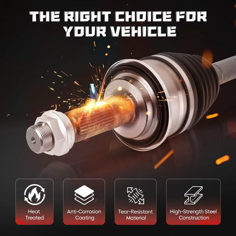 Front Left Or Right CV Axle Shaft Assembly For AWD 4WD Fits Chevy Avalanche Silverado GMC Cadillac with heat treatment and coating
