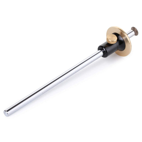 Wheel Marking Gauge With Two Extra Blades And Laser Engraved Graduations And A Solid Brass Face Adjustable For Precise Parallel Layouts