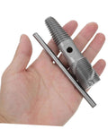 Hand holding Double Head Screw Extractor Set For Stripped Screws And Broken Water Pipes Great For Quick Home Repairs Wrench Tool