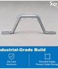 2 Inch Metal Cable Distribution D Ring 25 Pack for Horizontal and Vertical Wall Cable Organization, heavy-duty aluminum
