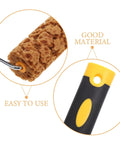 Close-up of Snazzy Pineapple Textured Sponge Paint Roller handle and sponge head, showing material and easy-to-use design.