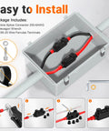 Heavy Duty Insulated Inline Splice Connector Kit For 250MCM To 6AWG Wire Aluminum To Copper Connectors with installation tools