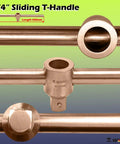 3/4 inch sliding T-handle from Heavy Duty Badass Non Sparking Beryllium Copper 3/4 Inch Drive Socket Set 14 Piece Kit.