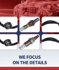 Upstream And Downstream O2 Oxygen Sensor Kit For Toyota Camry 2.5L 2012 Through 2017, showing sensor connectors and threaded mounts.