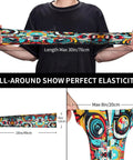Fresh Ride Out Ice Silk Arm Sleeves Boasting Fly Mechanical Face Prints For Solid Sun Defense And Road Burn Guard showing elastic stretch.
