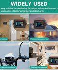 Hella Precise Pure Copper Shunt Battery Monitor tracks 0 to 100 amps in home, solar, RV, and electric bicycle settings.