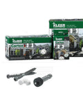 Top Rated Number 7 By 2 75 Inch Hex Head Smooth Steel Trim Screws Built Tough As Nails For Rapid Installation Gives You A Killer Hold On Woodwork Projects Lets Ya Finish Faster With Zero Hassle When Working Inside The House in a product display.