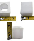 WR62X23154 Refrigerator Solenoid Cube Service Kit For Ice Maker Replacement WR02X20425 WR17X1065 shown with measuring tape