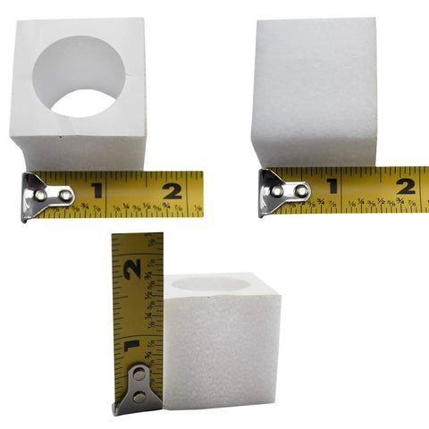 WR62X23154 Refrigerator Solenoid Cube Service Kit For Ice Maker Replacement WR02X20425 WR17X1065 shown with measuring tape