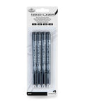 Nano Liner Drawing Pen Set Black 4 Pack Fine Point Nibs 0.1 0.2 0.3 0.5 Mm Pro Grade Ink Flow packaging