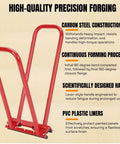 Dual Stage Hand Seamer For Standing Seam Roofing with red carbon steel construction and scientifically designed handle