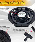 Heavy Duty Recoil Starter Compatible With Champion Generators 196cc 212cc 224cc Pull Start Assembly, showcasing metal shell and coil spring.