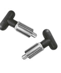 Top Shelf Steel T Handle Spring Loaded Pull Pins For Gym Equipment Quick Release Adjustment Knobs No Sweat Assembly, pack of 2, ergonomic design.
