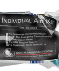 Compact First Aid Kit For Bleed Control On The Go With Vacuum Sealed Pack Includes Compressed Gauze Petrolatum Gauze ETD Gloves