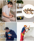 Easy Replacement Hardware Kit For Baby Cribs And Home Furniture, 16 Piece Set in use for crib and furniture assembly