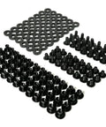 Straight Up Go To Tactical Fastener Kit Packing Rock Solid Chicago Screws In Assorted 144 Piece Set with rubber washers and screws.