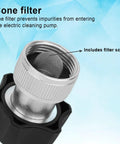 Electric Pressure Washer Adapter Three Quarter Inch High Pressure Quick Connection Fitting with Cone Filter Screen