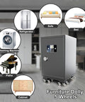 Kick Ass Heavy Duty Furniture Movers And Sliders Kit With 5 Wheel Dollies for moving refrigerators, sofas, and appliances.
